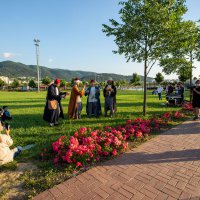 Açık havada Yunus Emre performansı 