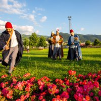 Açık havada Yunus Emre performansı 