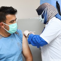 Aşı seferberliğine BUSKİ de katıldı  
