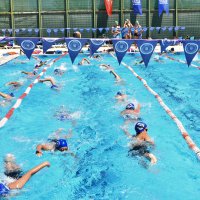 Havuzlar spor okuluyla şenlendi 