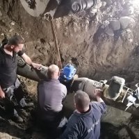 Alman Kanalı yolunda alt yapı tamam 