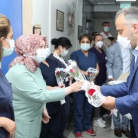 Huzurevi ve hastanede bayram 