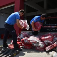 Bursa itfaiyesi Marmaris yolunda 