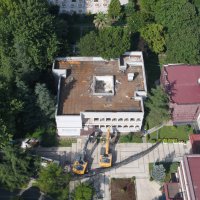 BUSKİ yerleşkesindeki riskli yapı yıkıldı 