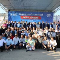 Büyükşehir’de toplu sözleşme sevinci 