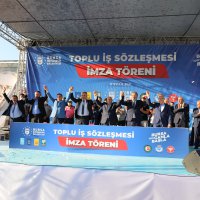 Büyükşehir’de toplu sözleşme sevinci 