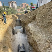 Gemlik Hisar’da su taşkınları son buluyor 