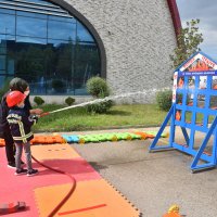 Minik itfaiye erleri görev başında 