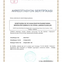 BUSKİ laboratuvarlarına akreditasyon 