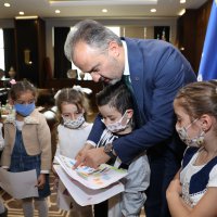 Minik öğrencilerin ‘Başkanı Tanıma’ dersi 