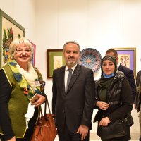 Cumhuriyet coşkusu sergiyle başladı 