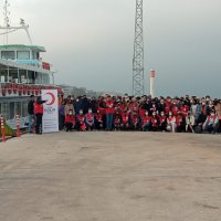 Kızılay denize açıldı 