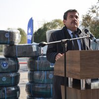 Çiftçiye damlalık sulama sistemi ve çilek fidesi desteği 
