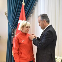 Madalyalı sporculardan Başkan Aktaş’a ziyaret 