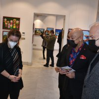 Özel ressamlardan anlamlı sergi 