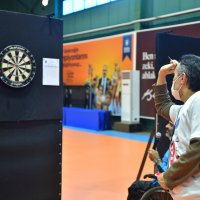 Engelleri Dart Turnuvası’yla aştılar 
