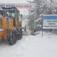 Ulaşımda yoğun kar mesaisi 