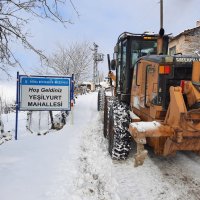 507 mahalle yoluna anında müdahale 