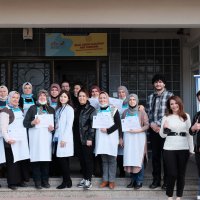 İşaret diliyle pasta börek yaptılar 