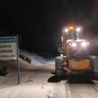 Yollarda kar mesaisi 