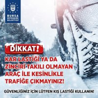 Büyükşehir’den kar uyarısı 