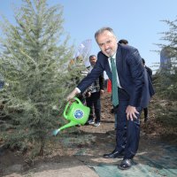 Kültür başkenti fidanları toprakla buluştu 