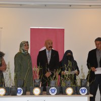 Büyükorhanlı çiftçiye fidan ve tohum desteği 