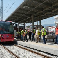Terminal hattında test sürüşleri başladı 