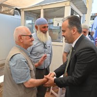 Altıkurnalar Camii için ilk harç  