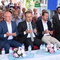 Altıkurnalar Camii için ilk harç  