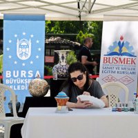 Gastrofest’te ipek ve çini tanıtıldı 