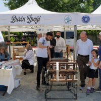 Gastrofest’te ipek ve çini tanıtıldı 