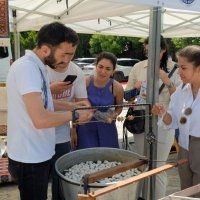 Gastrofest’te ipek ve çini tanıtıldı 
