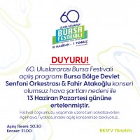 Festival coşkusu pazartesiye ertelendi 