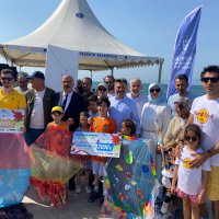 Mudanya semalarında atıklar uçtu 