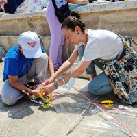 Mudanya semalarında atıklar uçtu 