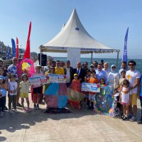 Mudanya semalarında atıklar uçtu 