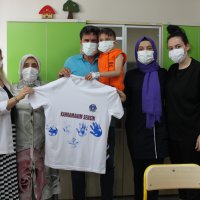 Kahraman babalara duygulandıran hediye 