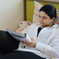 Üniversite yolunda ilk adımı ambulansla attı 