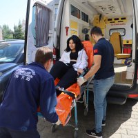 Üniversite yolunda ilk adımı ambulansla attı 