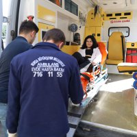Üniversite yolunda ilk adımı ambulansla attı 