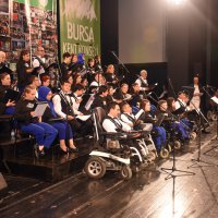 Engelli solistler gönüllerde taht kurdu 