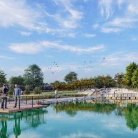 Gökdere yeşile bezeniyor 