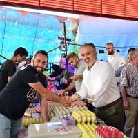 Bayram öncesi vatandaşa Başkan Aktaş morali  