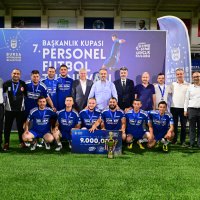 Başkanlık kupası BUSKİ Bilgi İşlem'in 