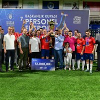 Başkanlık kupası BUSKİ Bilgi İşlem'in 