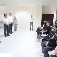 Stajyerler oryantasyon eğitiminde 