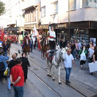 Ata sporları kortej yürüyüşüyle başladı 