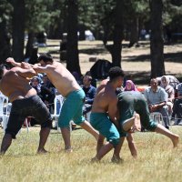 Ata sporlarında renkli buluşma 