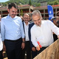 Çekirge Teras’ta ilk fidan toprakla buluştu 